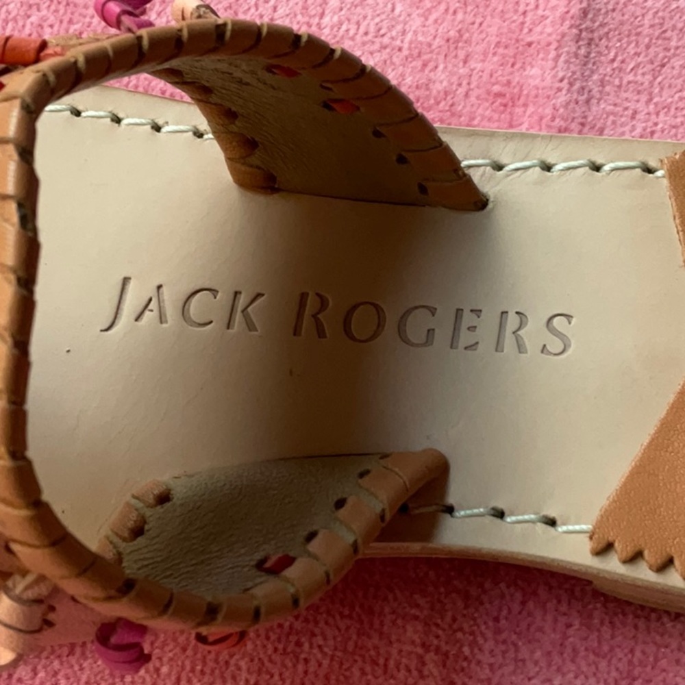 🩴JACK ROGERS FLAT FRINGE SANDAL 🩴 NWT🩴NIB🩴 - Picture 9 of 12